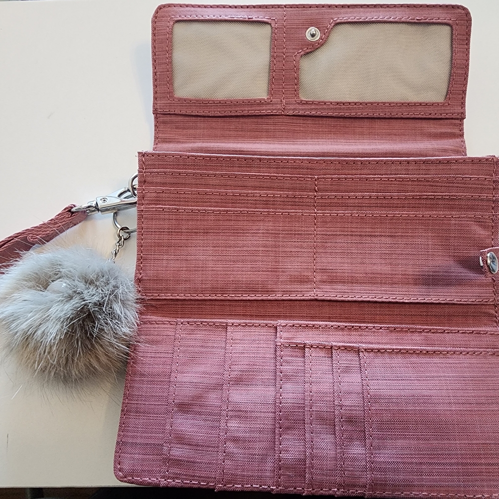 Kipling Rubi Large Wristlet Wallet with Keychain - Picture 3 of 5